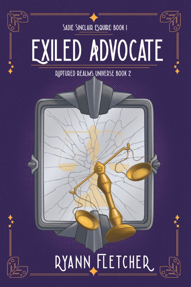 Book cover of 'Exiled Advocate: Ruptured Realms Universe Book 2' by Ryann Fletcher